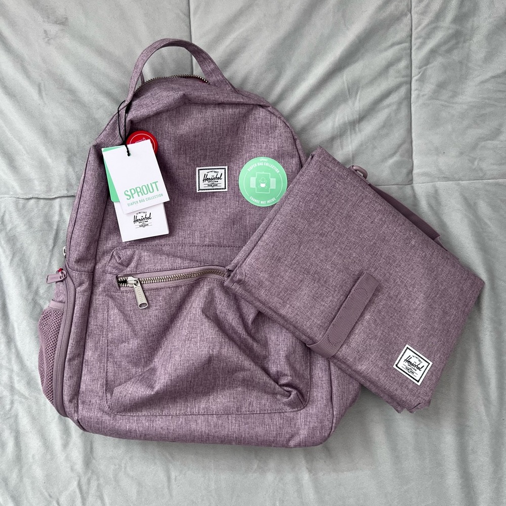 NWT Herschel diaper bag backpack